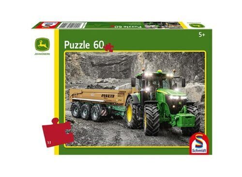 -JOHN DEERE Puzzle Traktor 7310R + SIKU Traktor