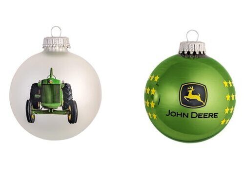 -JOHN DEERE Weihnachtskugeln Traktor