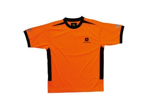 -JOHN DEERE T-Shirt High-Visibilty Orange