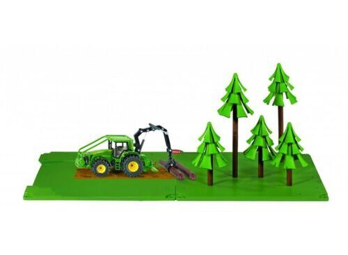 JOHN DEERE Traktor Spielzeugset Wald