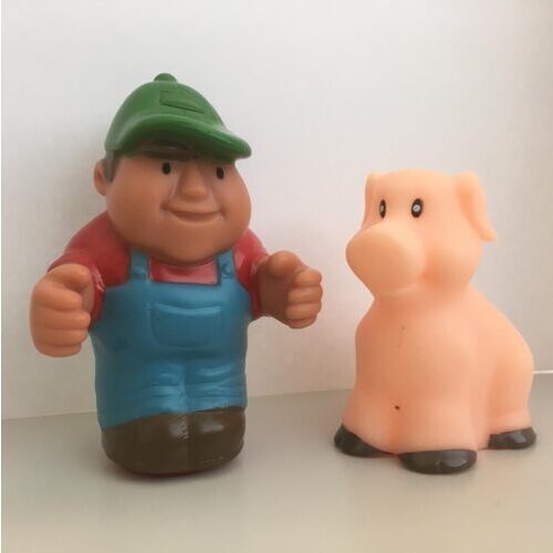 JOHN DEERE 1st Farming Fun Figur Schwein