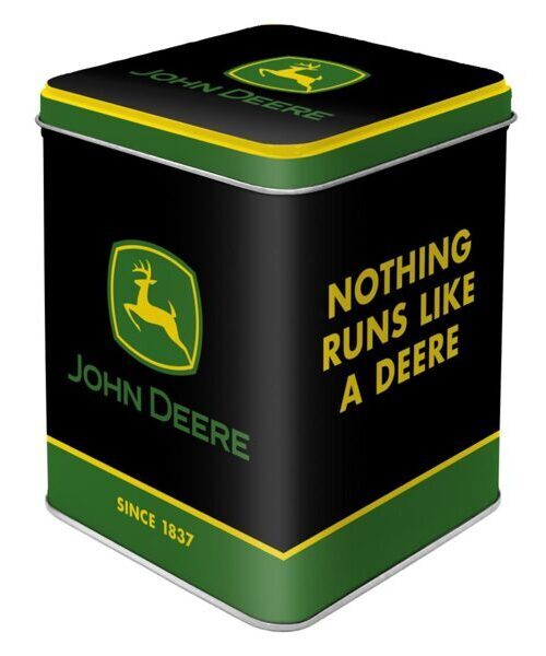 JOHN DEERE Tea Box Logo Black