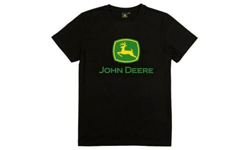 -JOHN DEERE T-Shirt Basic Schwarz